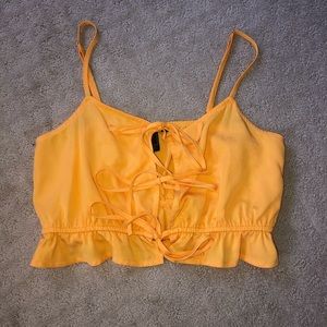 Self Tie Crop Top